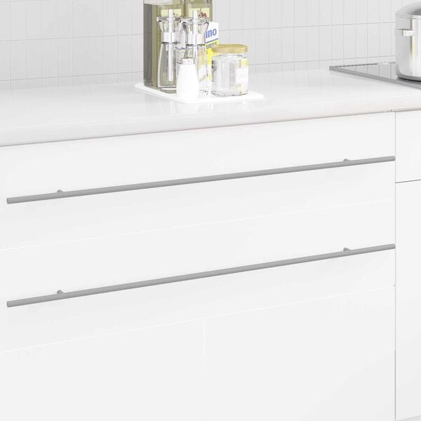 vidaXL Schrankgriff 2 pcs Silber 0 Edelstahl