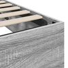 vidaXL Ottoman Bettgestell Graues Sonoma 193 x 120 x 25 cm Spanplatte