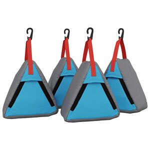 vidaXL Aufbewahrungstasche 4 Stk. Grau und Blau 24 x 16 x 24 cm Oxford
