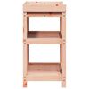 vidaXL Pflanztisch mit Ablagen 82,5x45x86,5 cm Massivholz Douglasie