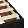 vidaXL Boxspringbett mit Matratze Schwarz 90x200 cm Samt