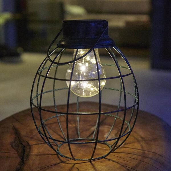 Luxform Solar LED Garten H&auml;ngeleuchte Tango Gr&uuml;n 30101