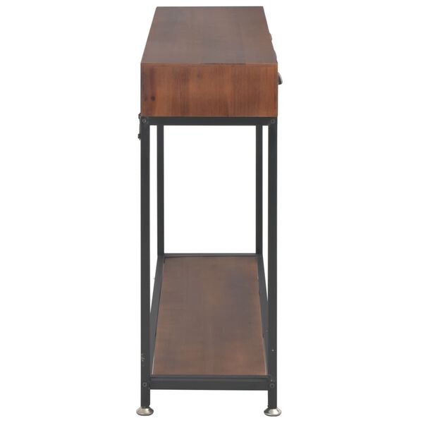 vidaXL Konsolentisch mit 3 Schubladen 120x30x76 cm Massivholz Tanne