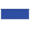 vidaXL Au&szlig;enrollo 405 (B) x 140 (H) cm Blau HDPE