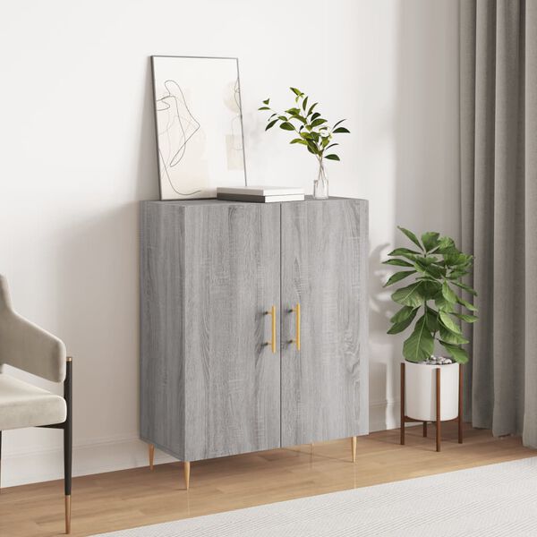 vidaXL Sideboard Grau Sonoma 69,5x34x90 cm Holzwerkstoff