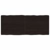 vidaXL Tischplatte 120x50x(2-4) cm Massivholz Behandelt Baumkante