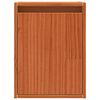 vidaXL Wandschrank Wachsbraun 30 x 30 x 40 cm Massives Kiefernholz