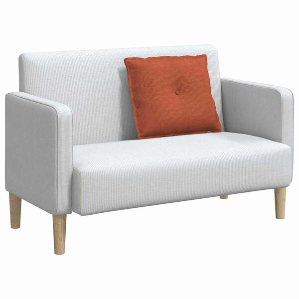 vidaXL R&uuml;ckenkissen Rot-Orange 60 x 50 cm Cordstoff