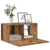 vidaXL TV-Schrankset Wandmontiert Braun 60 x 30 x 30 cm Holzwerkstoff