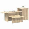 vidaXL Konsolentisch Sonoma-Eiche 91,5 x 35 x 38,5 cm Holzwerkstoff