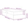 vidaXL Aufbewahrungsbett mit Matratze Taupe 100 x 200 cm Polyester
