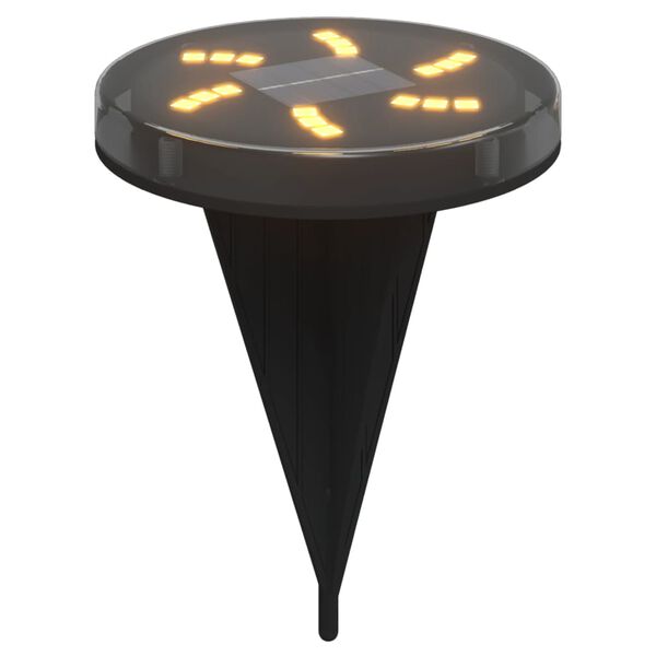 vidaXL Solar-Bodenleuchten mit Erdspie&szlig; 12 Stk. Warmwei&szlig;