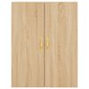 vidaXL Highboard Sonoma-Eiche 69,5x34x180 cm Holzwerkstoff