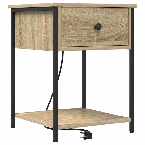 vidaXL Nachttisch Sonoma-Eiche 42 x 41 x 56 cm Holzwerkstoff