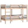 vidaXL Etagenbett 80x200 cm Massivholz Kiefer
