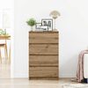 vidaXL Sideboard Artisan-Eiche 60x35x98,5 cm Holzwerkstoff