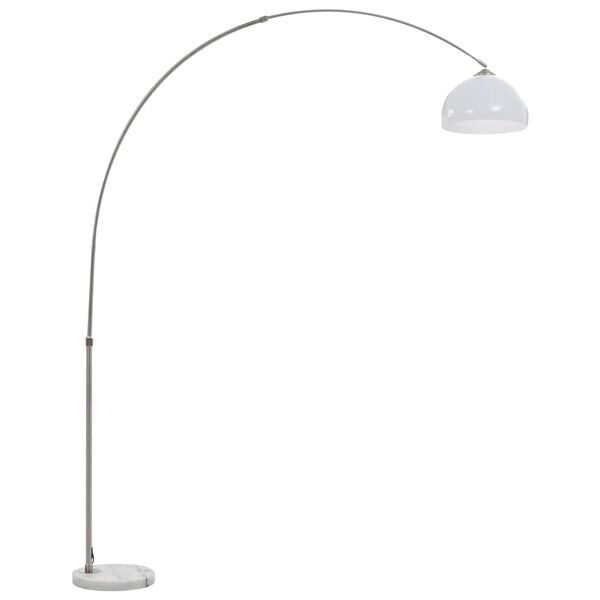vidaXL Bogenlampe 60 W Silbern E27 200 cm