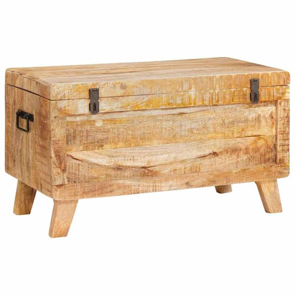 vidaXL Aufbewahrungsbox mit Speicher 70 x 35 x 40 cm Massivholz Mango