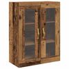 vidaXL Highboard 2 pcs Altholz Holzwerkstoff