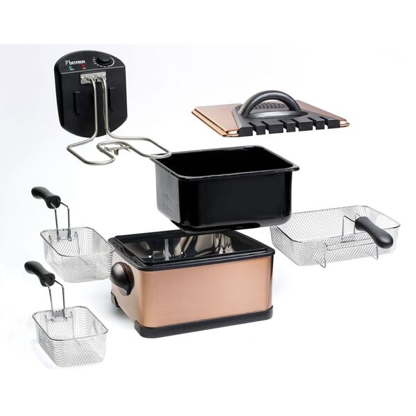 Bestron Fritteuse DF402CO 4,5 L Kupfern