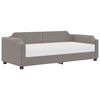 vidaXL Tagesbett mit Matratze Taupe 90x200 cm Stoff