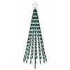 vidaXL LED-Weihnachtsbaum EKENAS 180 cm 255 LEDs Kaltwei&szlig; Stahl
