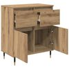 vidaXL Sideboard Artisan-Eiche 60 x 35 x 70 cm Verbundholz und Eisen
