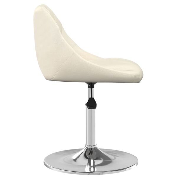 vidaXL Barhocker Creme Samt