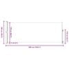 vidaXL Seitenmarkise Ausziehbar 180x500 cm Braun