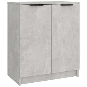 vidaXL Schuhschrank Betongrau 59x35x70 cm Holzwerkstoff