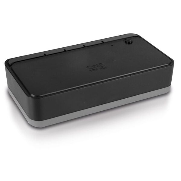 One For All 4-Wege-TV-Signalverst&auml;rker 15,4x9x3,7 cm Schwarz