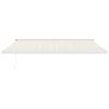 vidaXL Markise Einziehbar Creme 4,5x3 m Stoff und Aluminium