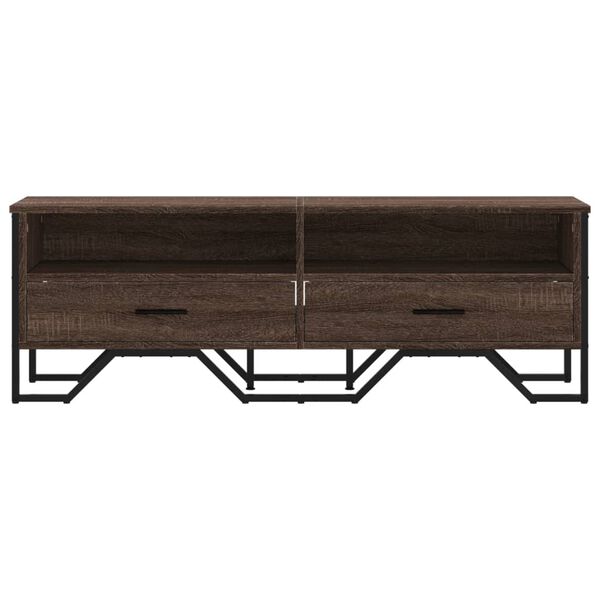 vidaXL TV-Schrank Braun Eichen-Optik 122x34x41 cm Holzwerkstoff