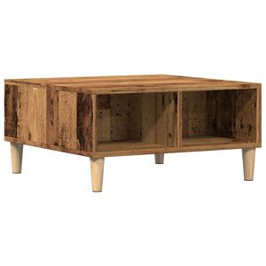 vidaXL Couchtisch Altholz-Optik 60x60x30 cm Holzwerkstoff