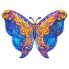 UNIDRAGON 199-tlg. Holzpuzzle Intergalaxy Butterfly Medium 32x23 cm