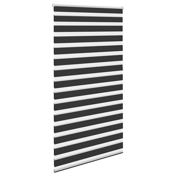 vidaXL Zebra-Rollo 120,9 x 230 cm, Stoffbreite 116,7 cm, schwarz