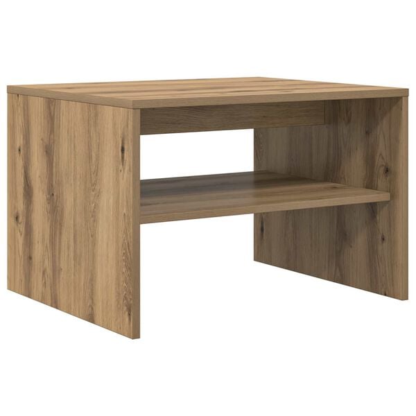 vidaXL Couchtisch Artisan-Eiche 60 x 50 x 40 cm Holzwerkstoff