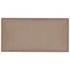 vidaXL Wandpaneele 12 Stk. Cappuccino-Braun 30x15cm Kunstleder 0,54 m²