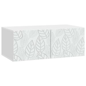 vidaXL Wandmontierter TV-Schrank 59,5 x 41 x 30 cm Wei&szlig; Holzwerkstoff