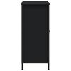vidaXL Sideboard Schwarz 100x33x75 cm Holzwerkstoff