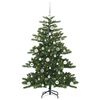vidaXL K&uuml;nstlicher klappbarer Weihnachtsbaum mit 150 LEDs 150 cm PVC