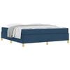 vidaXL Bettrahmen Blau 180 x 200 cm Stoff