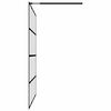 vidaXL Duschwand für Walk-in Dusche Mattes Sicherheitsglas 100x195 cm