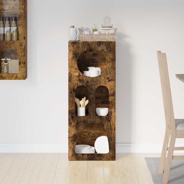 vidaXL Sideboard Ger&auml;ucherte Eiche 40 x 35 x 100,5 cm Holzwerkstoff