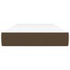 vidaXL Taschenfederkernmatratze Dunkelbraun 100x200x20 cm Stoff