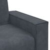 vidaXL 3-Sitzer-Sofa Dunkelgrau 220x78x84 cm Samt