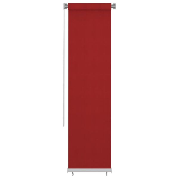 vidaXL Au&szlig;enrollo 60x230 cm Rot HDPE