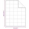 vidaXL Winterbettdecke Wei&szlig; 155 x 200 cm Feder
