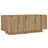 vidaXL TV-Schrank mit LED-Leuchten Artisan-Eiche 260x35x40 cm