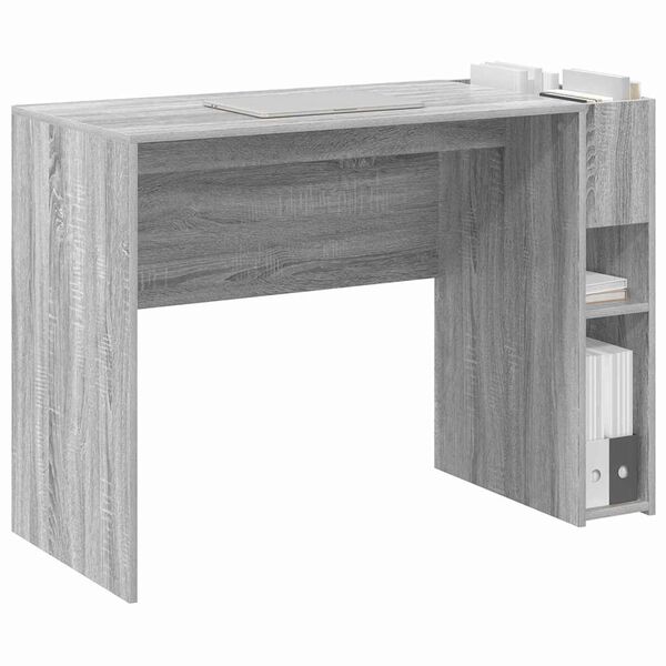 vidaXL Schreibtisch Graues Sonoma 109 x 50 x 78 cm Holzwerkstoff